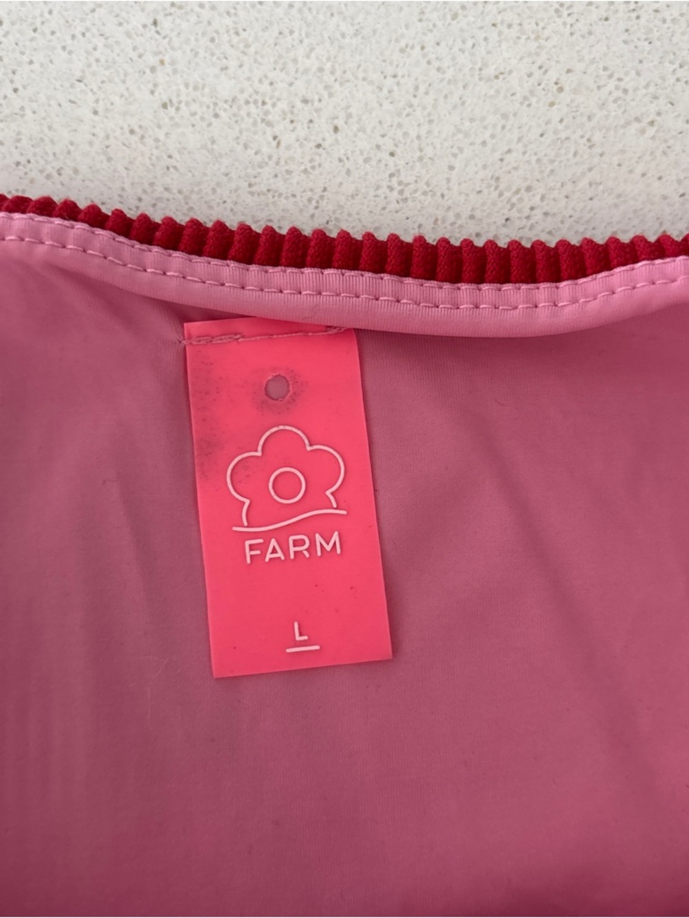 Farm Rio Ribbed High Waisted Bikini Bottom - Picture 2 of 6